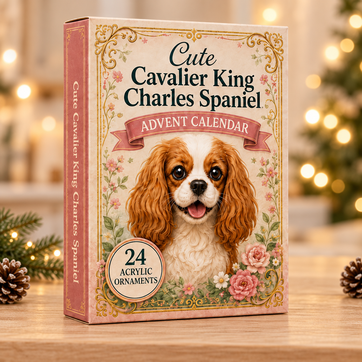 Cute Cavalier King Charles Spaniel Advent Calendar 2026 - 24-Day Festive Countdown, Acrylic Charms Blind Box - Gift For Dog Lovers 7ca68621-bf93-4bcd-b8d1-3ddc42a0e3df-cavalier-box.png