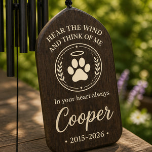 Pet Memorial Wind Chime — Hear the Wind and Think of Me (Photo • Name • Years) - Personalized Windchime 7ca6b702-ca21-4889-b266-99c50fc26360.jpg