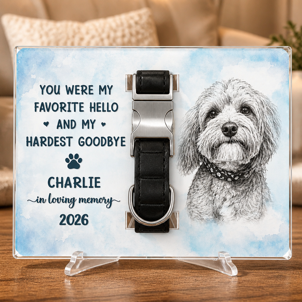 Custom Pet Memorial Acrylic Plaque – Photo-to-Sketch Portrait - Personalized Acrylic Plaque 7cae081a-cdd8-49aa-b4b2-b135d85c3b80.png