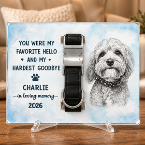 Custom Pet Memorial Acrylic Plaque – Photo-to-Sketch Portrait - Personalized Acrylic Plaque 7cae081a-cdd8-49aa-b4b2-b135d85c3b80.png