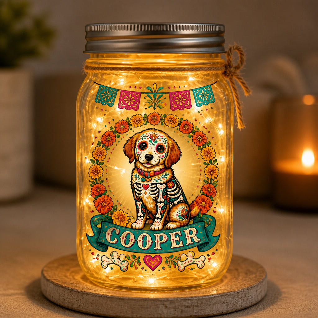 Day of the Dead Dog Mason Jar Light – Personalized Pet Name - Personalized Mason Jar Light 7cb9ada6-d7de-4120-ac87-ef1b5f99af2f.jpg