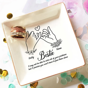 You Are My Bestie - Personalized Jewelry Dish - Gift For Bestie, Friend, Soul Sister 7cbede74-ff6c-455c-b426-f01a67a53b1e-banner-3.png