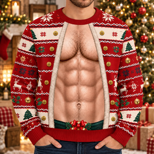 Christmas Funny Couple - Personalized 3D Sweatshirt - Christmas Gift For Couple 7cd0aa71-0f39-4c00-94a0-065faaa2d1fd-MOCKUP-3.png