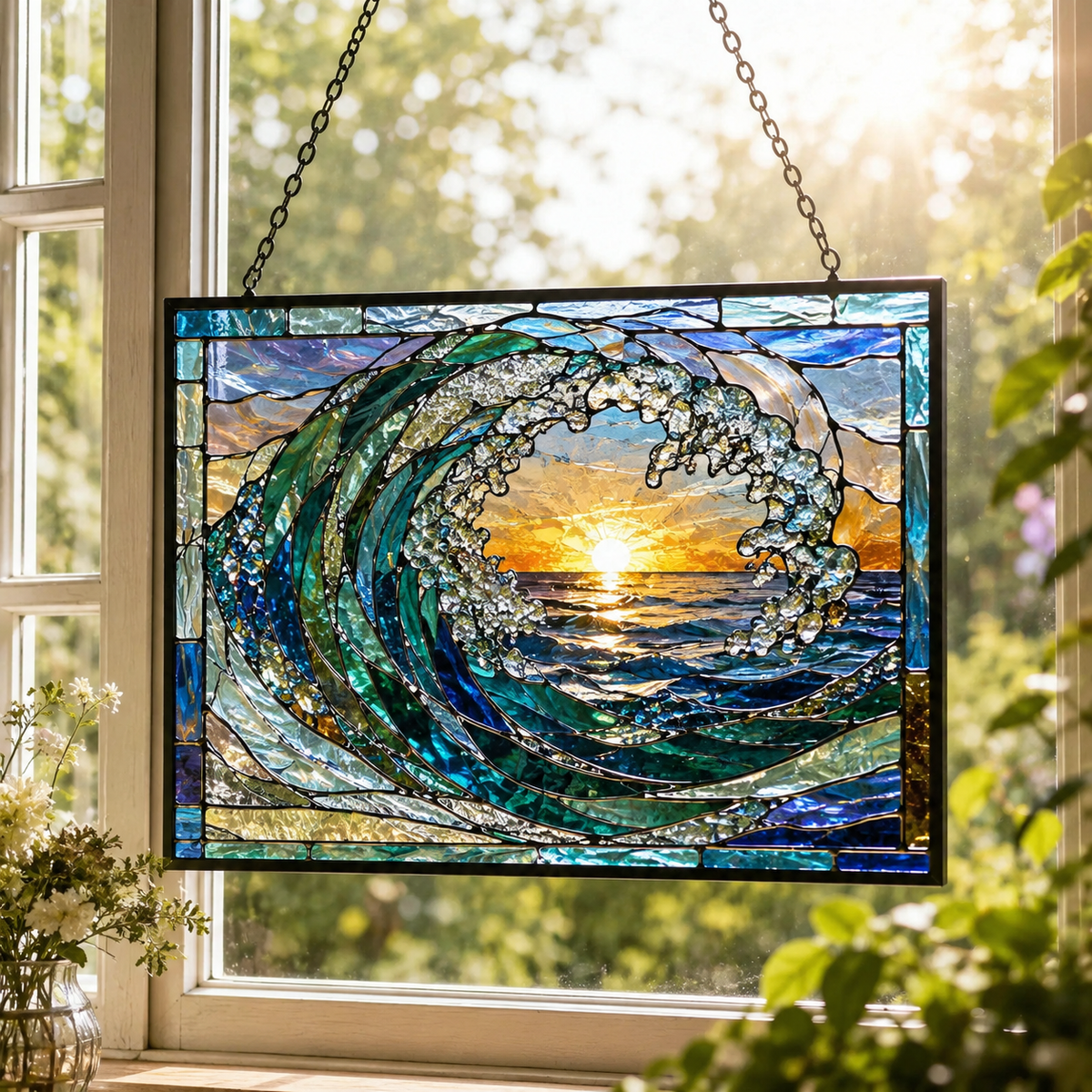 Ocean Wave Stained Glass Suncatcher，Beach Coastal Glass Suncatcher Handmade，Beach House Window Hanging Ocean Suncatcher Gift 7cf7d107-33a8-4f21-a80e-5b8aacc34470-ed4f594e-b117-4f63-9f40-a19ed91ce7cb.png