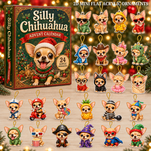 Silly Chihuahua Advent Calendar 2026 - 24-Day Festive Countdown, Acrylic Charms Blind Box - Gift For Chihuahua Lovers 7d08b3f5-6a97-4c13-9f91-d8e9feca5968-chihuahua-text.png