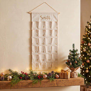 Personalized Fabric Advent Calendar, 24 Pocket Holiday Wall Decor (38"x20") 7d2727d8-ced4-4de4-b25d-8f44a4eacd96-il_fullxfull.8532835974_5kek.jpg