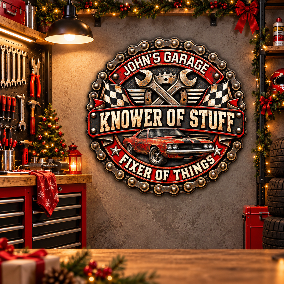 Knower Of Stuff Metal Wall Art - Personalized Garage Gifts for Him 7d2ee195-8ffd-4ec8-97f4-c0908522f9e1-2a036c3d-224e-44a7-a6ab-e1a6b7e93faf.png