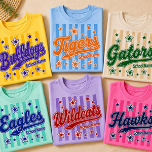 Custom Mascot Striped Shirt, School Spirit Shirt, Back To School Shirt, Test Day Shirt, Personalize Mascot Shirt, Custom School Spirit 7d8f04f6-702e-4636-bffc-51234047cb76-2.png