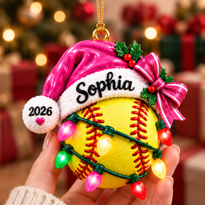 Personalized Softball Christmas Ornament – Custom Name & Year 3D Relief Acrylic Ornament, Pink Santa Hat Softball Gift, Softball Player Christmas Gift 2026 7d922aa3-df4c-4b89-990a-a90d03dc64ee-sophia_softball_02_handheld_1200x1200.png