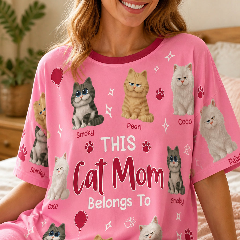 This Cat Mom Belongs To — Custom Cat Portrait Sleep Tee - Personalized Sleep Tee 7d9678b4-238b-49e5-8560-d9d7bc05cca9.jpg