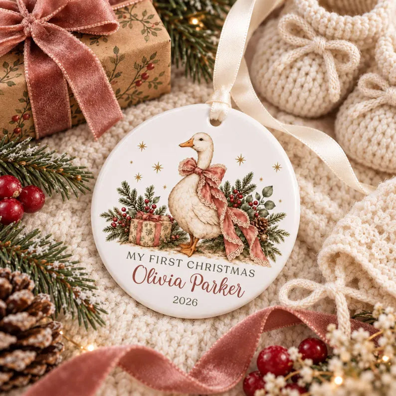 Personalized Baby Girl First Christmas Ornament, Coquette Pink Bow Goose, Custom Name Girls First Xmas Ornament, Baby Girl Keepsake Gift 7db43993-cb9d-4cb9-955e-0a5771f9ace6-dfhy-6-.webp