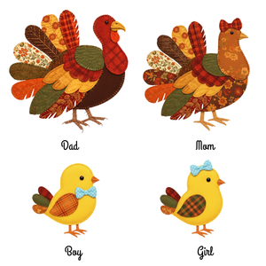 Thankful Goose Turkey Autumn Leaves Cozy Fall Decor - Personalized Table Runner 7dcbcbac-5110-40da-9a20-352602273d22-banner-option.png