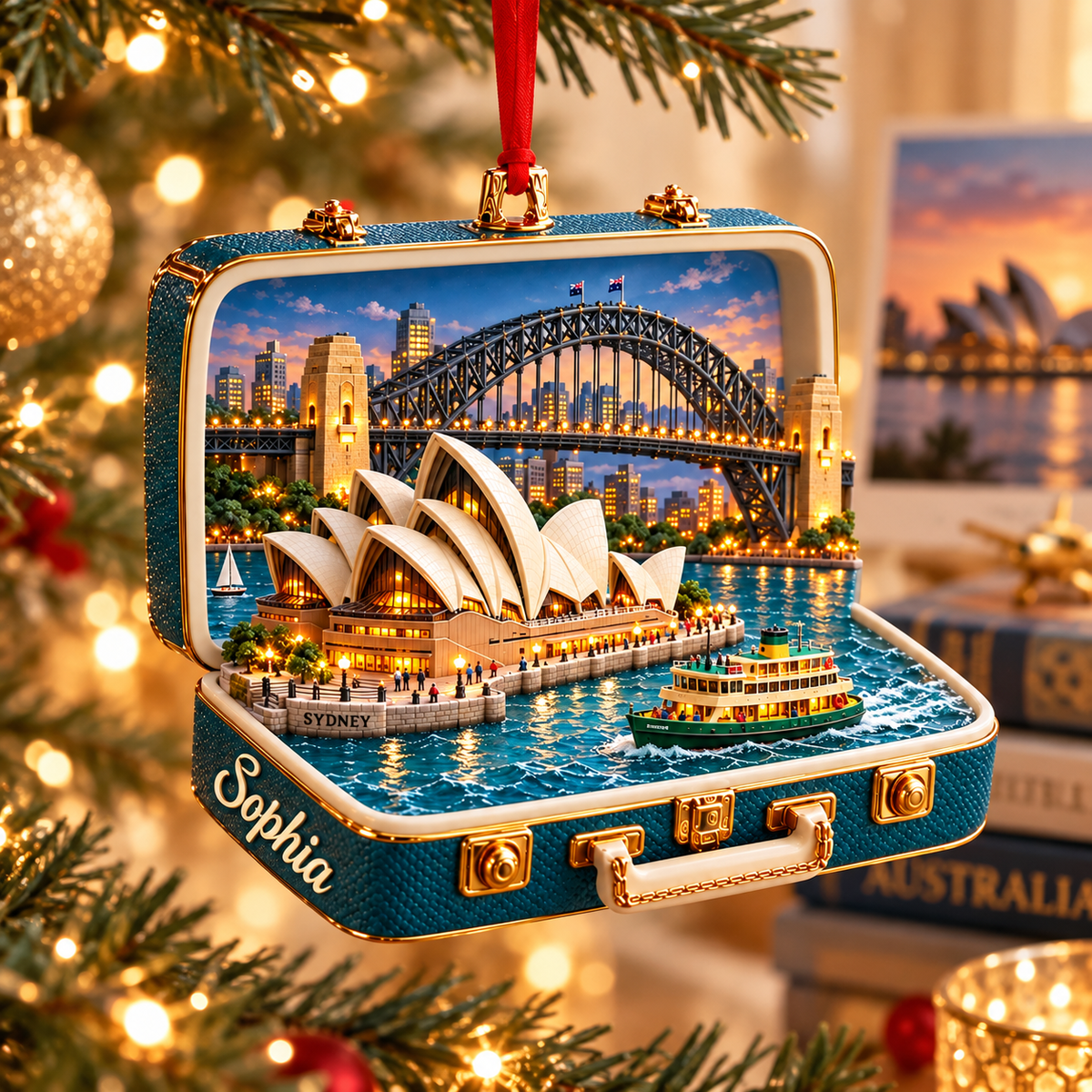 Personalized 3D Sydney Landmark Suitcase Christmas Ornament – Sydney Australia Travel Souvenir & Gift for Sydney Lovers 7dcf4d8b-a4a7-4827-b306-eff06dd6a42b-Sydney-suitcase-ornament-on-Christmas-tree-1-1-.png