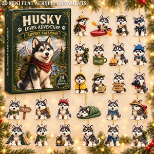 Husky Winter Adventure Advent Calendar 2026 - 24-Day Festive Countdown, Acrylic Charms Blind Box - Gift For Dog Lovers 7ddc63dc-898c-47bc-a39f-f7f6fa29b6d3-husky-text.png