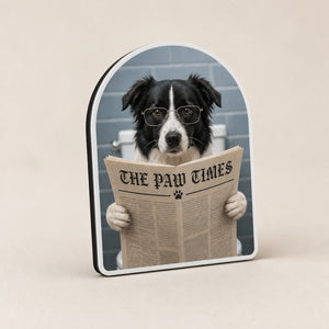 Bathroom Reader Pet Magnet – The Paw Times Custom Portrait - Personalized Custom Shape Fridge Magnet 7de5f7b1-dbab-4bc2-b517-8b01b876a2eb.jpg