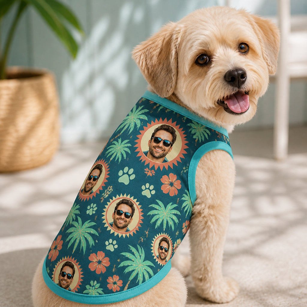 Custom Face Tropical Pet Tank – Summer Pattern - Personalized 3D V-neck Sleeveless Pet Suit 7dee62d5-6271-4fa9-95aa-38b73680a4a5.jpg