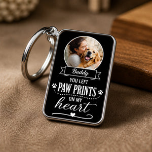 Pet Memorial Keychain – You Left Paw Prints On My Heart - Personalized Color Printed Stainless Steel Keychain 7e0e9236-b8fe-4612-9b91-838865e19734.jpg