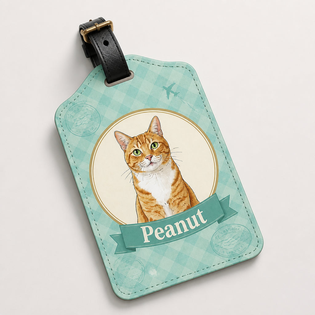 Custom Pet Portrait Luggage Tag – Vintage Travel Medallion - Personalized Personalized Leather Luggage Tag 7e4a054b-5bd2-4817-9cec-263ee17f9c56.jpg