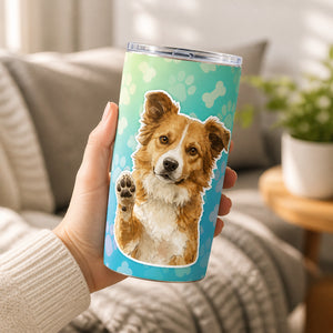 Custom Pet Portrait Tumbler – Hand‑Painted Style - Personalized Tumbler 7e52509e-add6-4ce0-8e59-041031edf92f.jpg