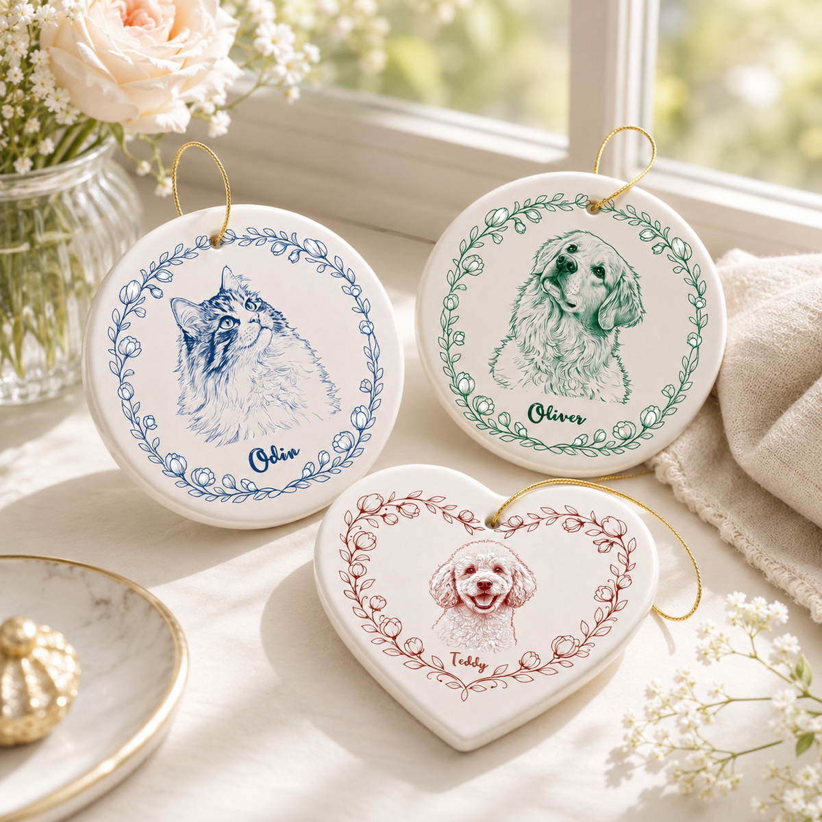 Custom Pet Portrait Ring Ornament l Personalized Dog Cat Toile de Joy Ceramic Keepsake 7e67d0cb-b99b-425c-8460-881a8f35d4fc-banner-1.png