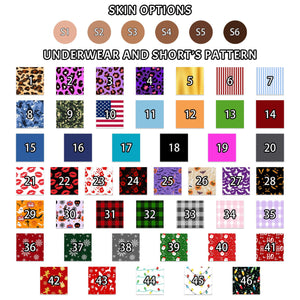 Custom Funny Plaid Pajama Pants for Men, Fake Butt & Underwear Illusion, Christmas Prank Gift 7e6b6aa5-b6bc-4fc1-b564-a134e78775d4-2.jpg