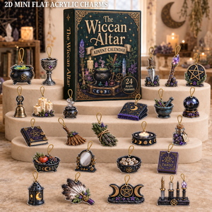 The Wiccan Altar Advent Calendar 2026 - 24-Day Festive Countdown, Acrylic Charms Blind Box - Gift For Witching Lovers 7e854acc-f635-4437-9e4f-8beb8bb009ce-wiccan-altar-text.png