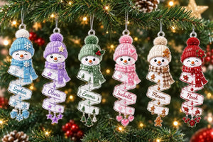 Christmas Snowman Spiral Ornament, Custom Name Snowman Acrylic Ornament, Christmas Tree Decor, Santa Snowman, 2026 Christmas Keepsake 7eb6a6d2-5118-4c24-b609-23d8ae14d175-tgtryrty-7-.webp