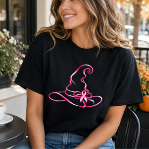 Breast Cancer Awareness Witch Hat Shirt, Pink Ribbon Halloween Shirt, Breast Cancer Survivor Gift, October Awareness Tee, Witchy Shirt 7ed3be05-37b1-4f06-ac8a-dd64a1ae9647-1.png