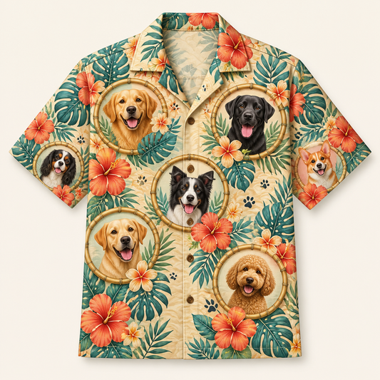 Custom Pet Photo Aloha Hawaiian Shirt – Bamboo Frame Hibiscus Pattern - Personalized Hawaiian Shirt 7eda9f01-e084-4e9b-bb0f-3fea67f33055.png
