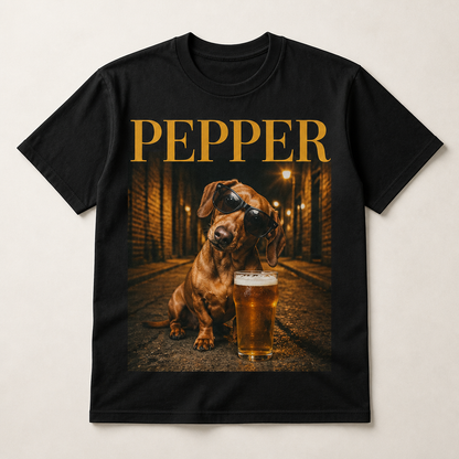 Happy Hour Hound – Custom Pet Name + Photo Tee - Personalized T-shirt 7edd5cf4-82cc-40a1-baa6-dcf630cedefb.png