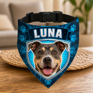 Custom Pet Photo Bandana with Name – Electric Burst - Personalized Pet Bandana Collar With Adjustable Buckle 7ee787d6-3b7a-48f6-9170-b4e1a4f2f071.jpg