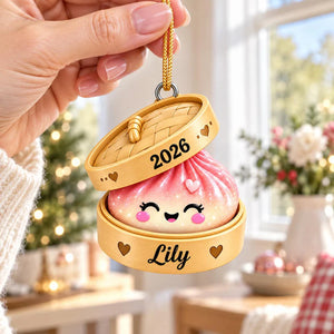 Personalized Squishy Ornament with 3D Raised Front, Custom Dumpling Name Keepsake, Cute Kawaii Christmas Gift, 2026 Kids Decor 7efcd7a2-abdd-4f8f-807f-66ba6e99853f-gfhjfghj-2-.webp