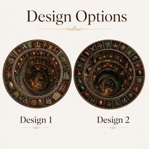 Dragon Fantasy Round Rug, 3D Illusion Medieval Castle Floor Mat, Dragon Lair Dungeon Rug, Gothic RPG Home Decor 7efce486-c5f5-468e-8b5e-8c51dec3ba8b-2.jpg