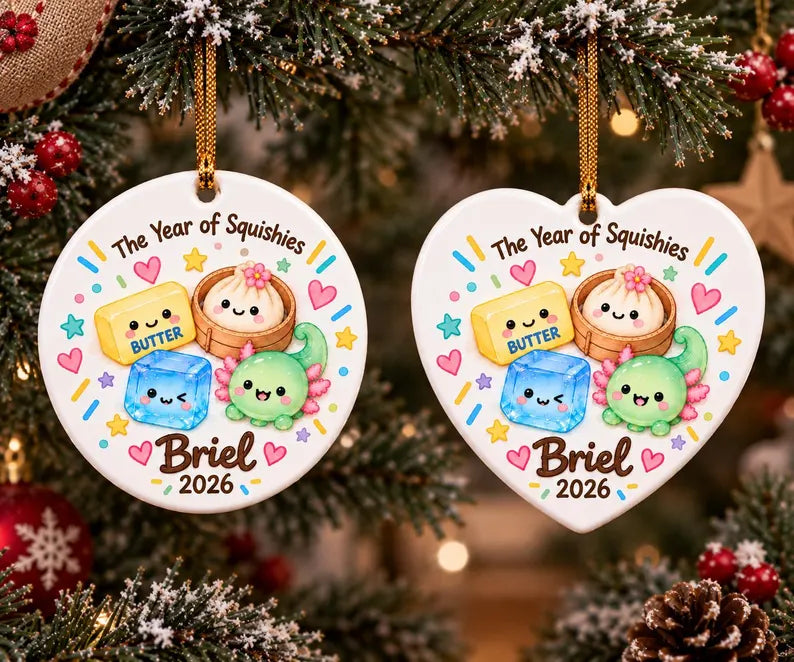 Personalized Kids Squishy Hunting Ornament 2026, The Year of Squishy Keepsake, Funny Kids Christmas Ornament, Cute Stocking Stuffer 7f0c87d1-9570-4073-8c0b-50dbbde3dfe9-h-2-.webp