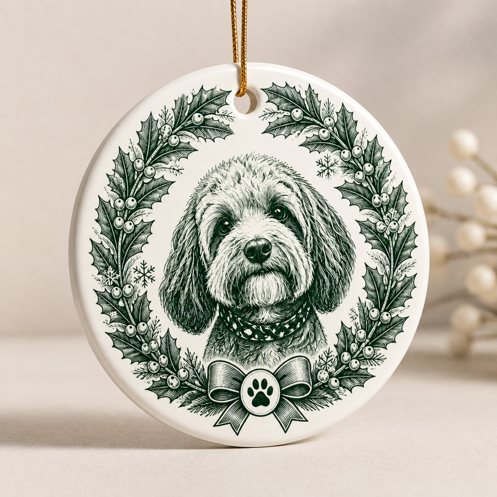 Custom Pet Portrait Holiday Wreath Ornament (Engraved Style) - Personalized Ornament 7f3f3d16-e5e2-46c3-a731-6e0ac4e416a4.jpg