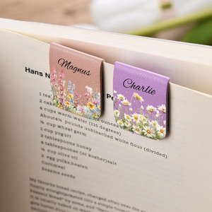 Personalized Magnetic Leather Bookmark, Floral Name Book Accessory, Birth Flower Bookmark, Book Lover Gift, Teacher Gift 7f4f988a-0b05-4bcb-bf34-f434ac5657fd-4.png