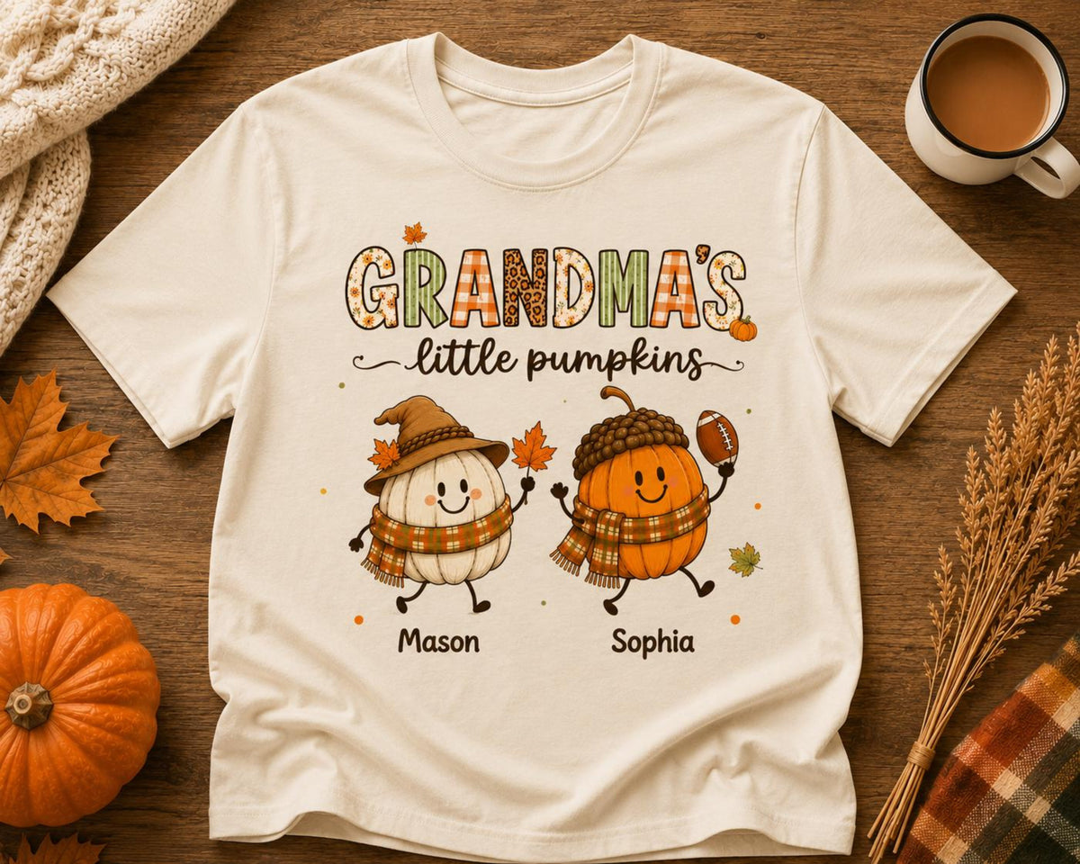 Personalized Grandma's Little Pumpkins Fall Halloween Shirt, Custom Autumn Pumpkins Grandkids Names Shirt, Fall Gift For Nana Gigi Mimi 7f537f20-8978-4da0-9b45-1b3469409fc8-2.jpg