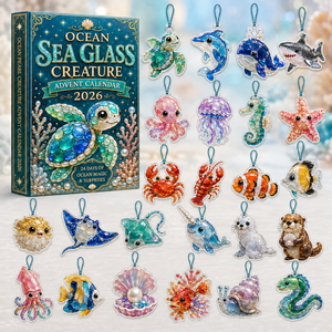 Ocean Sea Glass Creature Advent Calendar 2026 - 24-Day Festive Countdown, Acrylic Charms Blind Box - Gift For Ocean Lovers 7f659d5f-3f2d-46a8-b3c9-6d0fb82bd168-box-charms-sea.png