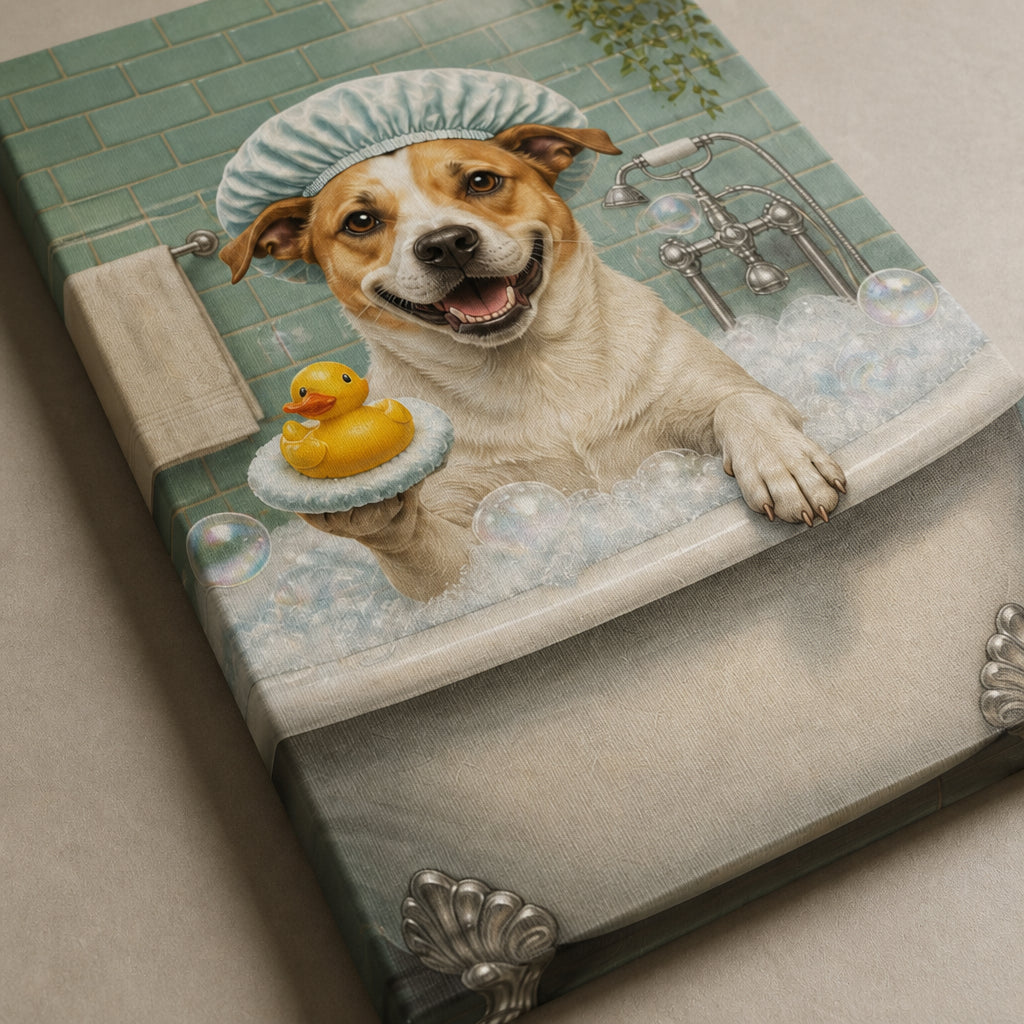 Custom Pet Bathroom Art Canvas – Bubble Bath Edition - Personalized Canvas 7f7a61ac-8d54-4427-8ef0-85d6c6cf707d.jpg