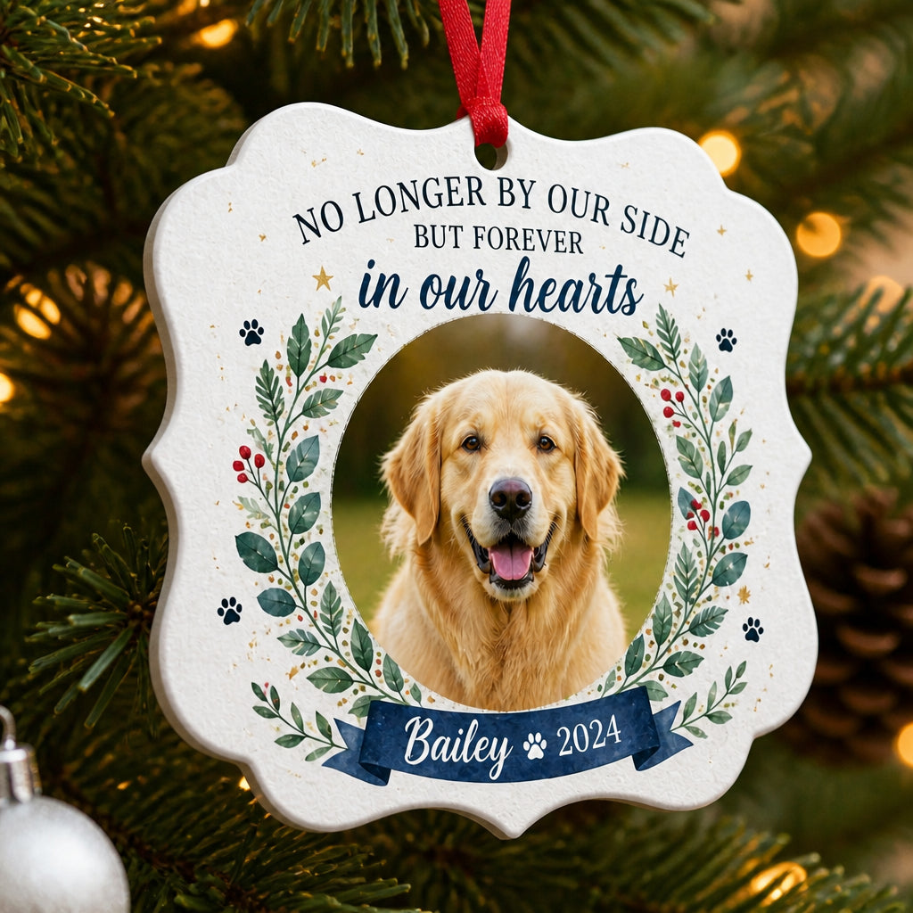 Pet Memorial Photo Ornament – Forever In Our Hearts - Personalized Aluminum Ornament 7f7c38bc-2128-4611-969f-ef128ce40590.jpg