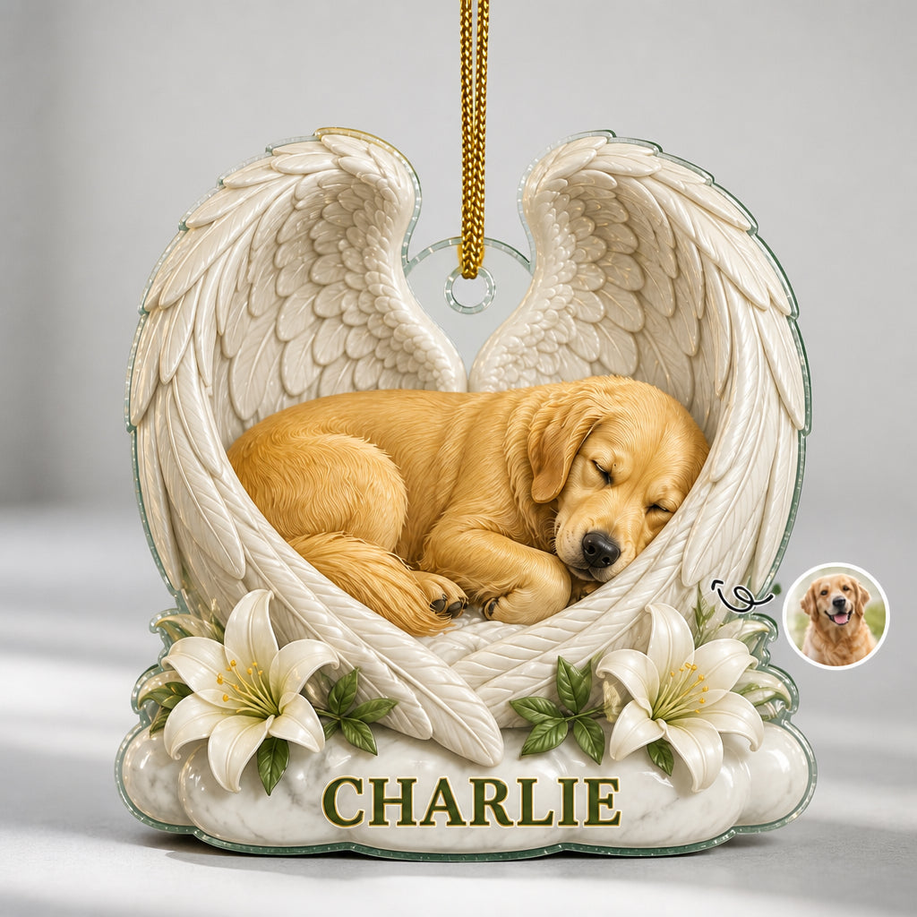 Angel Wings Pet Memorial Ornament — Photo Portrait + Name - Personalized Ornament 7f851915-e45e-42c4-888b-8850994e00ee.jpg