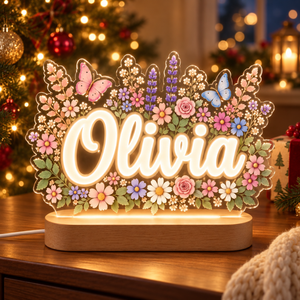 Personalized Floral Name Night Light, Custom Butterfly LED Lamp, Baby Girl Nursery Decor, Flower Nightlight, Baby Shower Gift for Girl 7f910859-1ec5-4317-a80f-70a55d18e9ed-banner-1.png