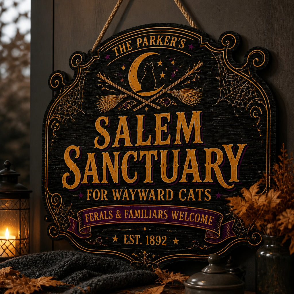 Personalized Salem Sanctuary Cat Sign - Personalized Wood Sign 7faa2918-759c-4533-962b-98402b6b5b59.jpg