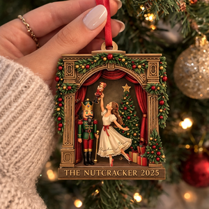 Personalized Nutcracker Clara Christmas Ornament, Nutcracker Acrylic Shaped Ornament, Clara Ballet Dancer Gift Ballerina Gift, Nutcracker Gift