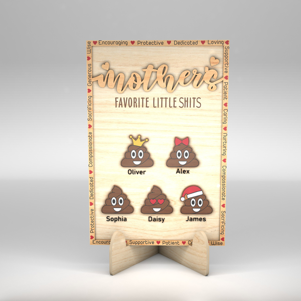 Mommy's Favorite Little Curds - Personalized Picture Frame - Mother's day, Birthday Gift For Mom, Mama, Nana