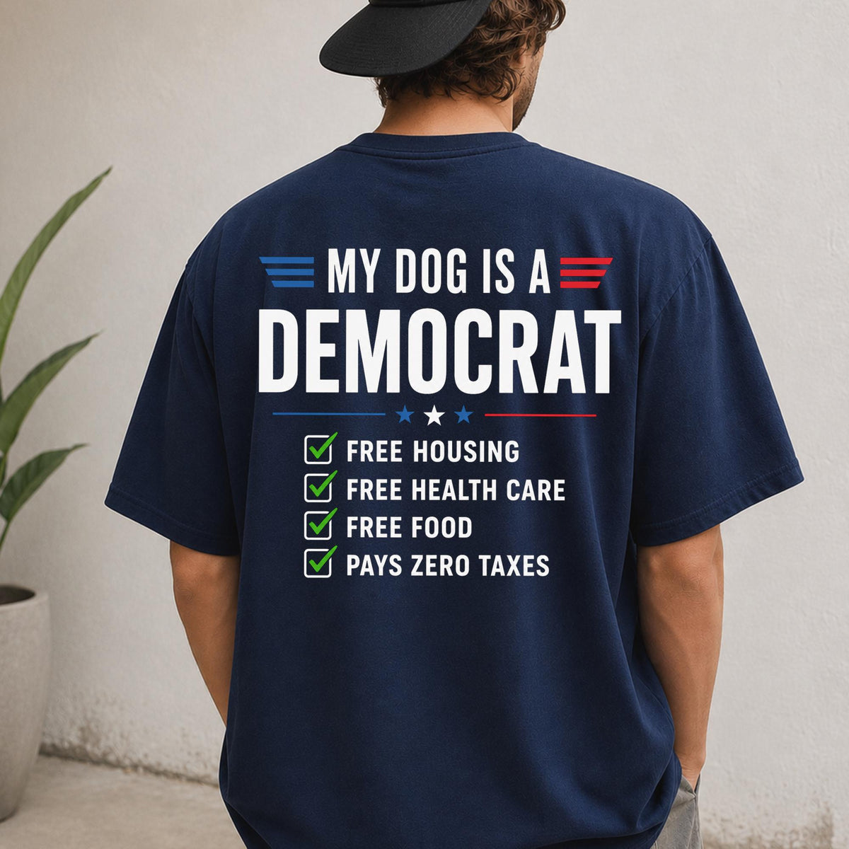 My Dog Is A Democrat Shirt, Funny Democrat Dog Lover Tee, Liberal Political Graphic T-Shirt, Election Humor Gift, Patriotic Dog Owner Shirt 8012235f-22b3-4b12-a8f7-d6fcfc333776-1.jpg