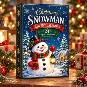 Christmas Snowman Advent Calendar 2026 - 24-Day Festive Countdown, Acrylic Charms Blind Box - Gift For Family Members 803f8a09-781d-47f2-bf44-b8a1e4aa6c51-snowman-box.png