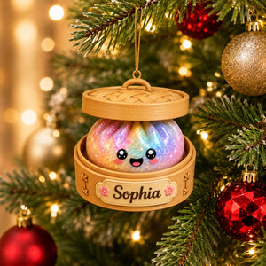Personalized Glitter Dumpling Ornament, Squishy Dumpling Custom Name Gift, Kids Christmas Gift, Dumpling Lover Gift, Cute Food Keepsake 8059f96c-a5d3-48a8-9ee3-cc721219aba9-3.jpg