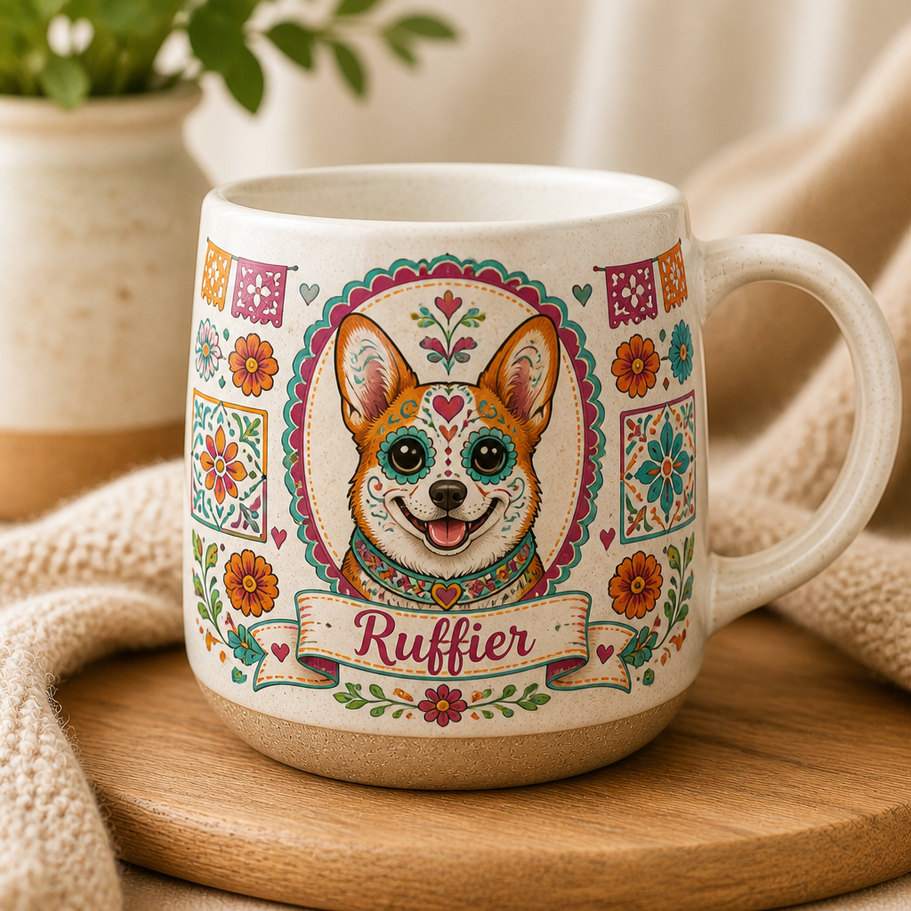 Custom Sugar-Skull Pet Portrait Pottery Mug - Personalized Pottery Mug 80867a36-f334-4711-a52a-c11cbf4e8474.png