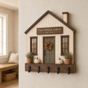 Personalized Farmhouse Key Holder, Rustic Family Name Sign, Fall Entryway Decor, Custom House Key Rack, Housewarming Gift for New Home 809bed65-6fa3-4476-ad85-229602016974-ghh-2-.webp